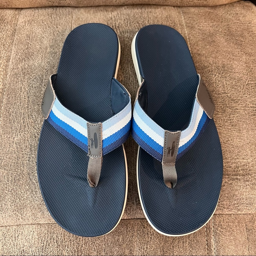 Johnnie-O Men’s Boardwalk Flip Flops - Picture 3 of 4